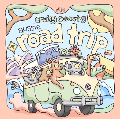 Book cover image - Cruisy Colouring: Aussie Road Trip