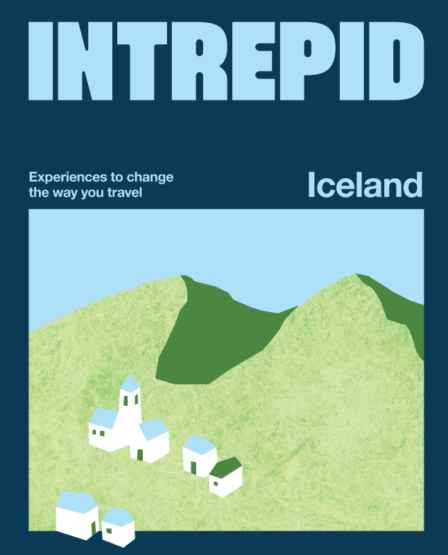 Book cover image - Intrepid Iceland