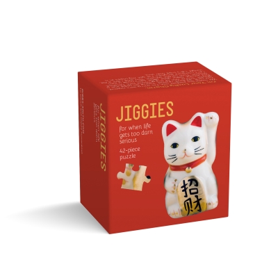 Book cover image - Lucky Cat Jiggie Puzzle 44 Pieces