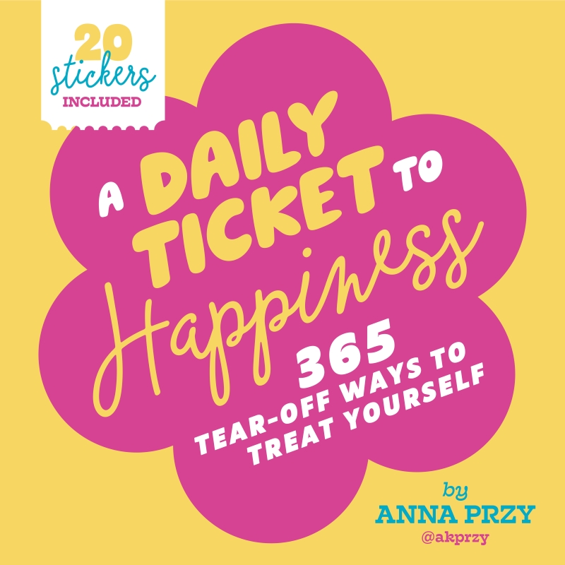 Book cover image - A Daily Ticket to Happiness