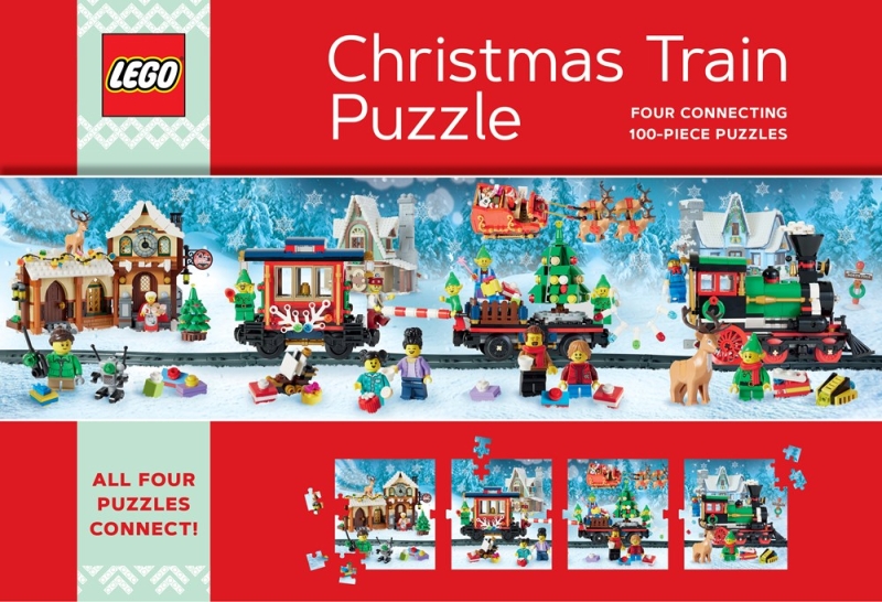 Book cover image - LEGO Christmas Train Puzzle