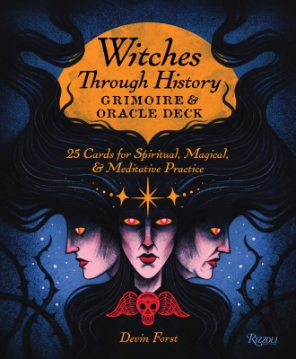 Book cover image - Witches Through History: Grimoire and Oracle Deck