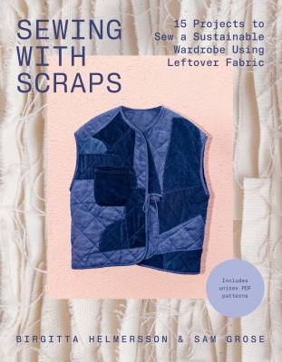Book cover image - Sewing with Scraps