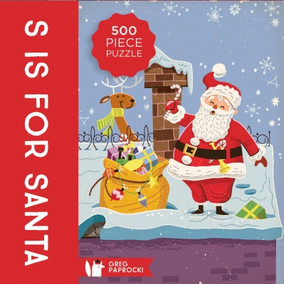 Book cover image - S is For Santa Puzzle 500 Piece