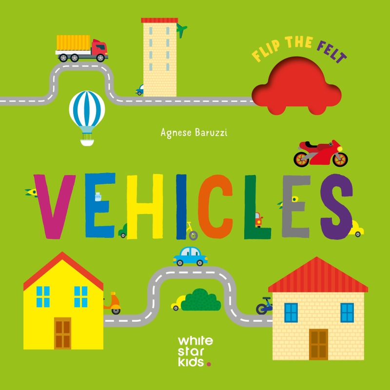 Book cover image - Flip the Felt Vehicles